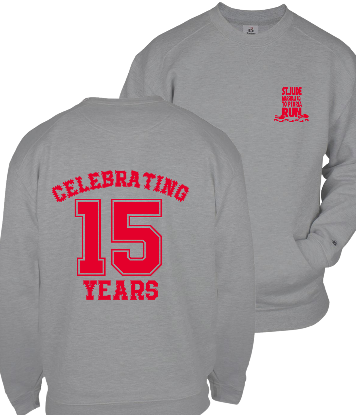 2025 St Jude Run Pocket Crewneck