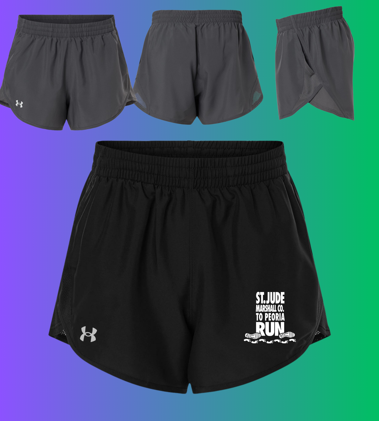 ST JUDE RUNS 2026 UNDER ARMOR RUNNING SHORTS