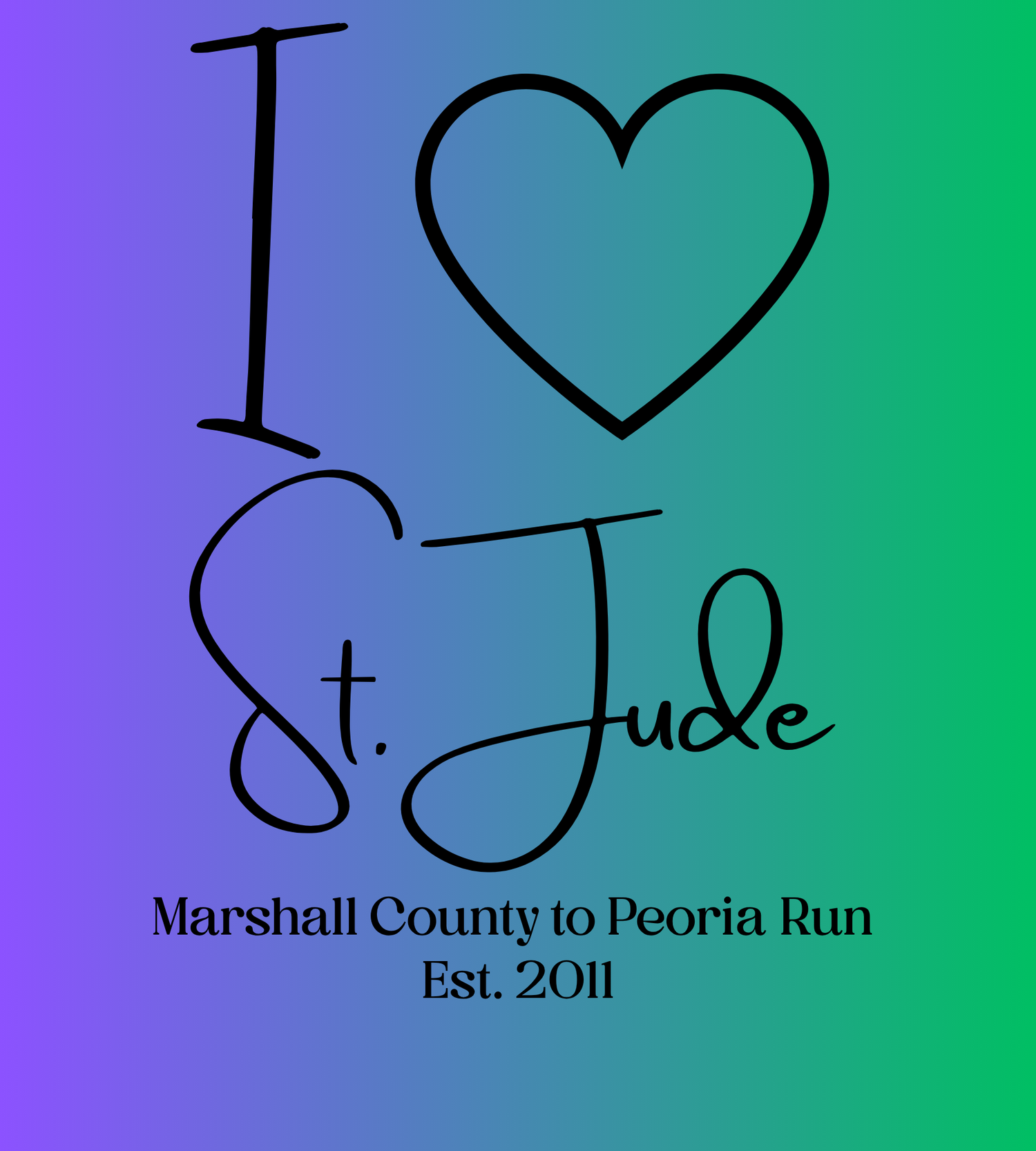 2026 Marshall County to Peoria St. Jude Runs merchandise