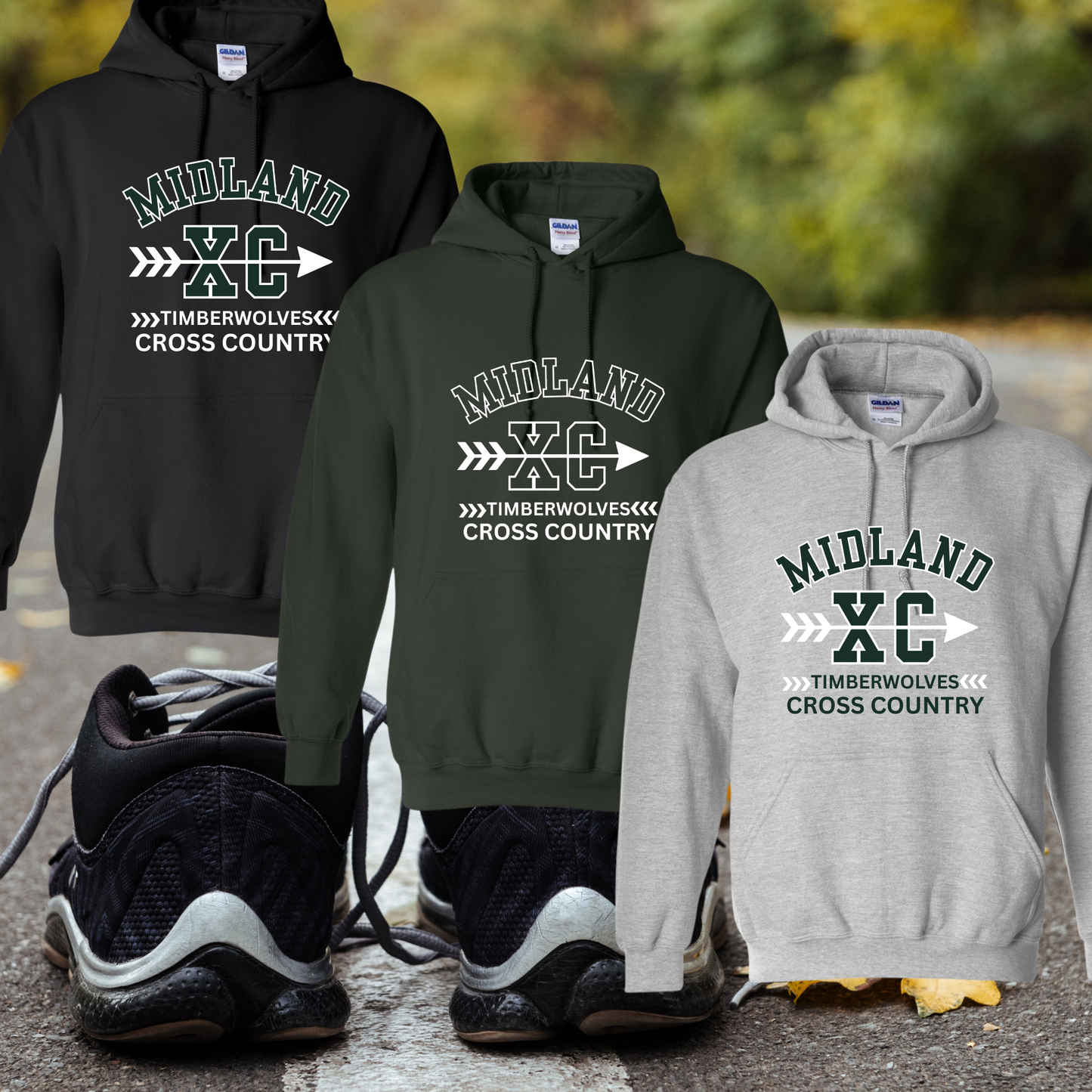 Midland Middle School Cross Country Hoodie