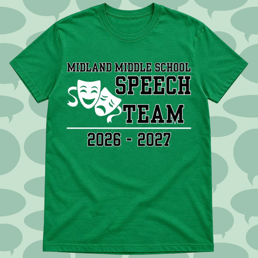 Adult MMS Speech Team 2026 T-shirt