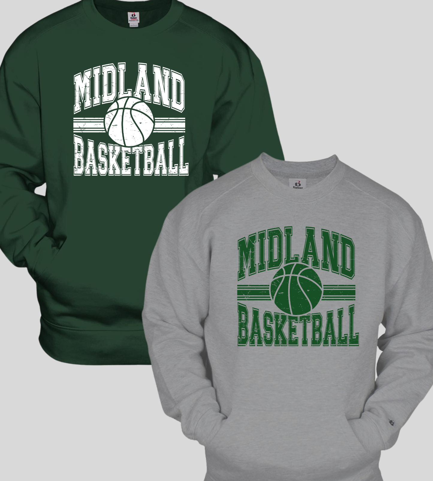 Midland Spirit Wear Pocket Crewneck Sweatshirt