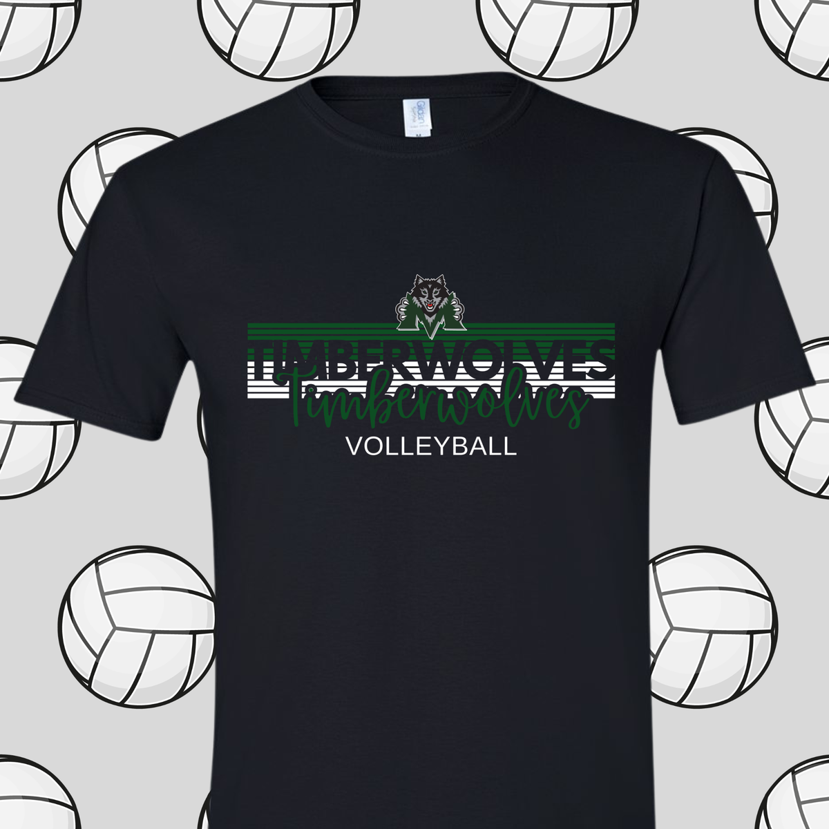 Midland Timberwolves Volleyball T-shirt