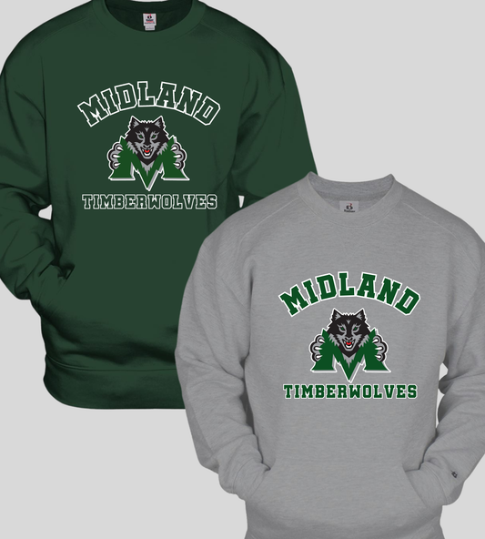 Midland Spirit Wear Pocket Crewneck Sweatshirt