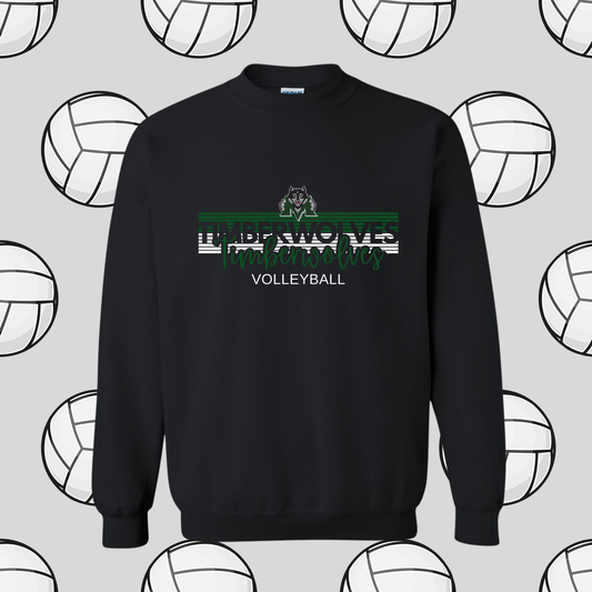 Midland Timberwolves Volleyball Crewneck Sweatshirt