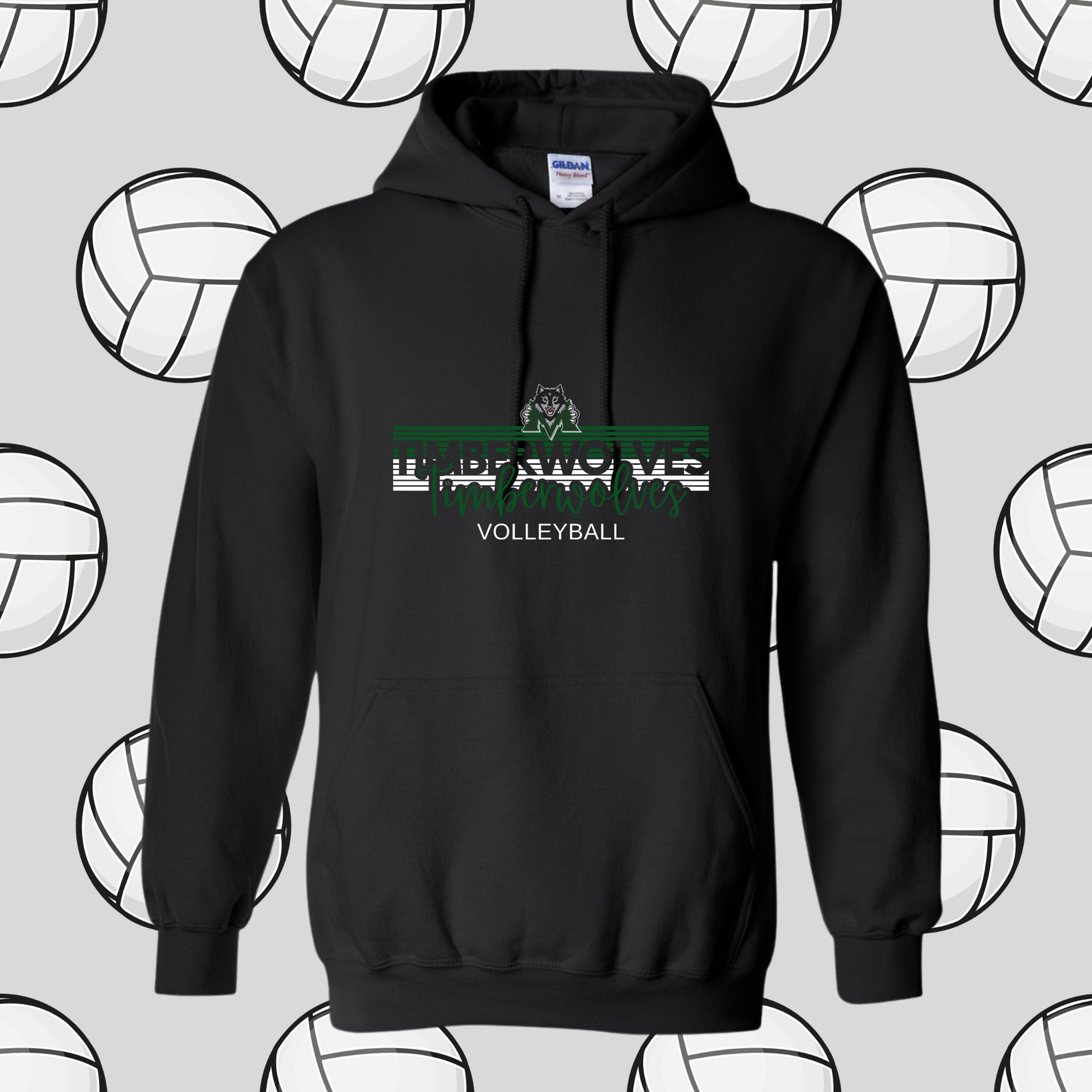 Midland Timberwolves Volleyball Hoodie