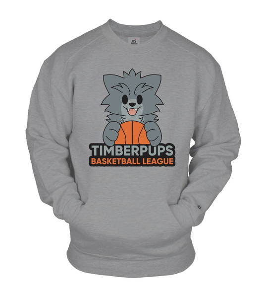 Timberpups Fan-Wear Logo Pocket Crewneck