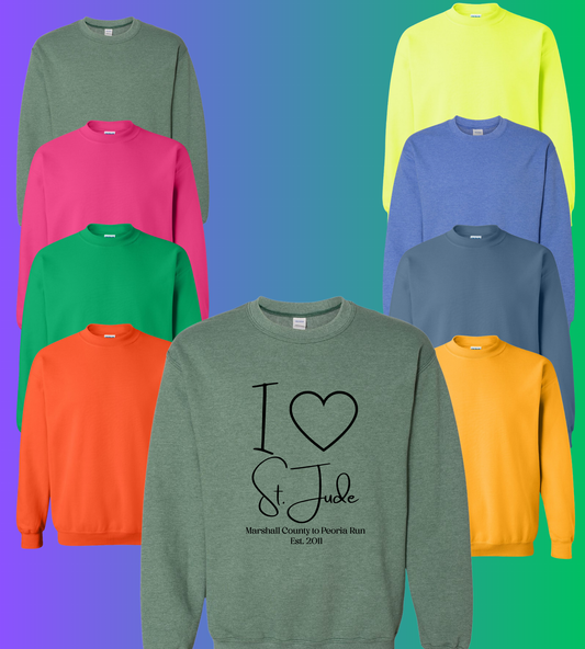 ST. JUDE RUNS 2026 CREWNECK SWEATSHIRT