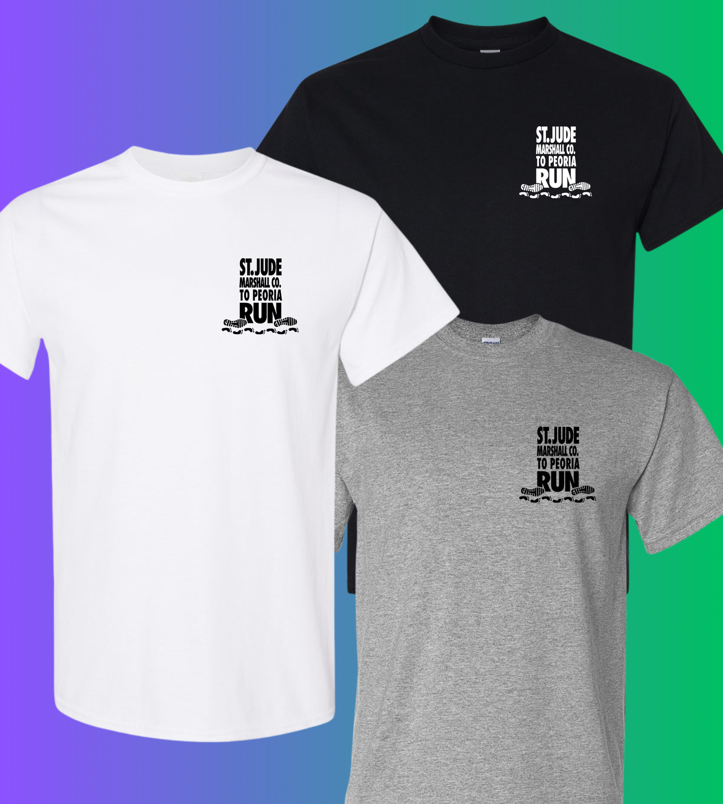 ST. JUDE RUNS GILDAN T-SHIRT