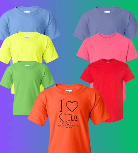 YOUTH ST. JUDE RUNS 2026 T-SHIRT